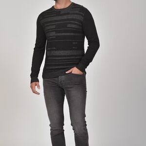 Hugo Boss Charcoal Knit Sweater